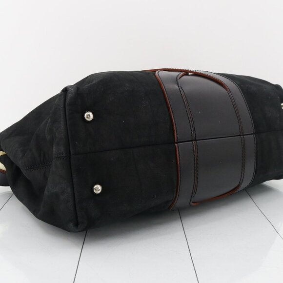 Loewe Anagram Black Leather Bag - Picture 3 of 12